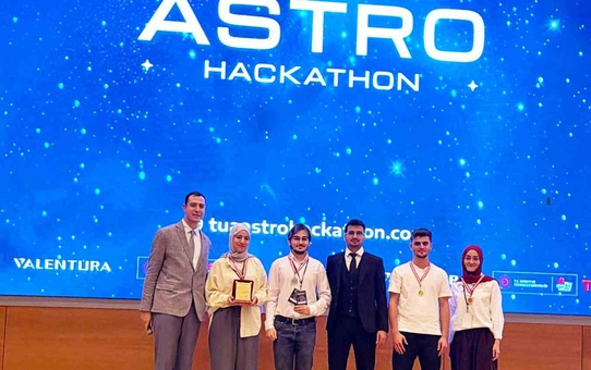 SAMÜ'lü Fırtına Avcıları, TUA Astro Hackathon'da Türkiye üçüncüsü oldu