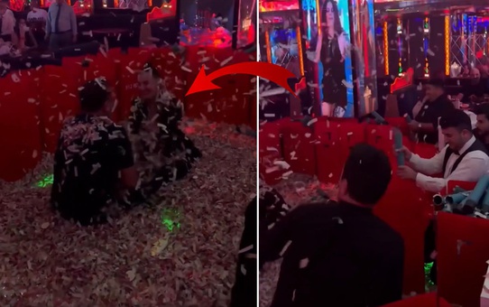 Sevgilisiyle pavyona gitti! Yaptığı hareket geceye damga vurdu
