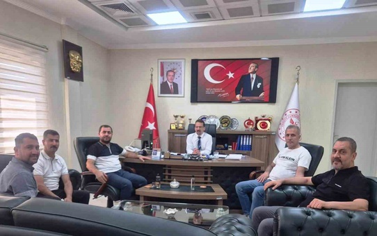 Cizre Devlet Hastanesi başhekimi Sapan, basın mensuplarıyla bir araya geldi