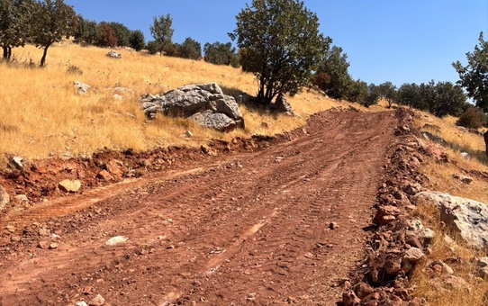 Şırnak'ta Kuşkonar köyüne dönüş için yol açma çalışması başlatıldı