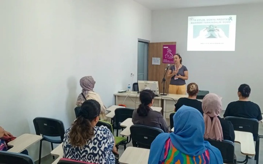Nazilli'de kadınlara sağlık, bağımlılık ve mahremiyet eğitimi verildi