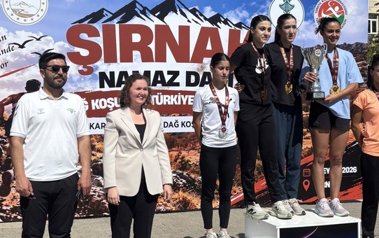 Vanlı sporcu Meryem Korkuç, Dağ Koşuları Türkiye Şampiyonası'nda 2. oldu