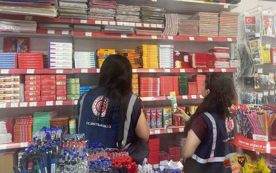 Bolu'da 110 işletmede 6 bin 200 okul ürünü denetimden geçirildi