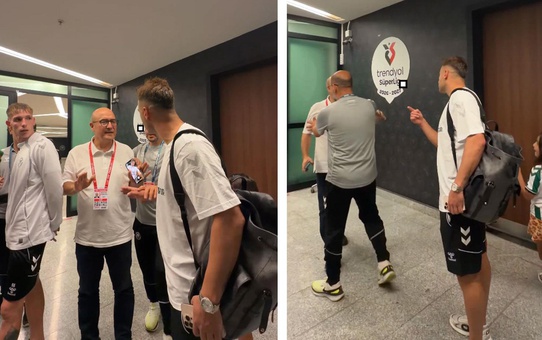 Maçtan saatler sonra ortaya çıktı! İşte Deniz Türüç'ün TFF yetkilisiyle tartıştığı anlar