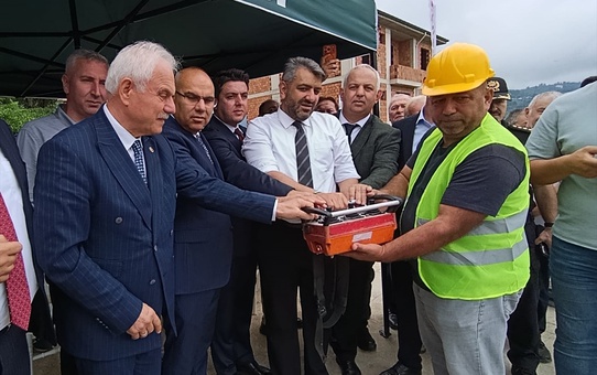 Giresun Ören beldesinde gençlik merkezinin temeli atıldı