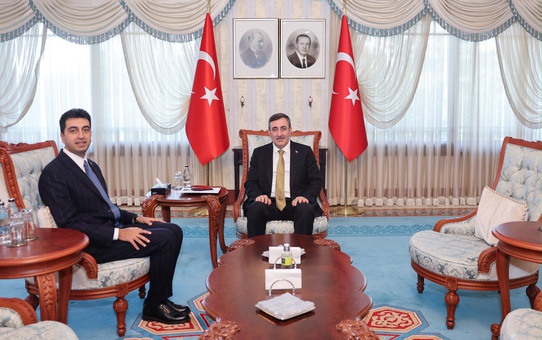 Tuzla Belediye Başkanı Bingöl, Cumhurbaşkanı Yardımcısı Yılmaz ile görüştü