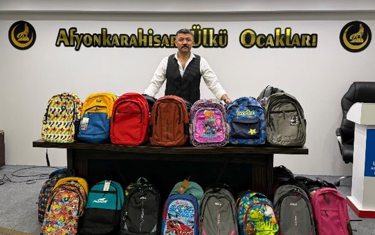 Ülkü Ocakları Afyonkarahisar'da 104 öğrenciye eğitim desteği verdi