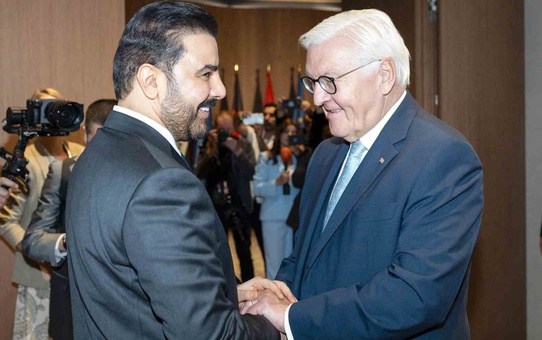 Steinmeier, Irak Başbakanı Zeydi'yi ağırladı