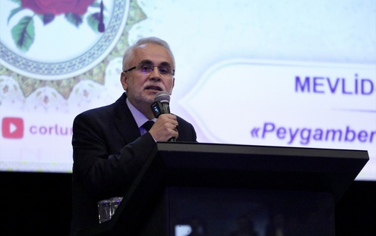 Diyanet Başkan Yardımcısı Hazırlar Tekirdağ Çorlu'da konferansta konuştu