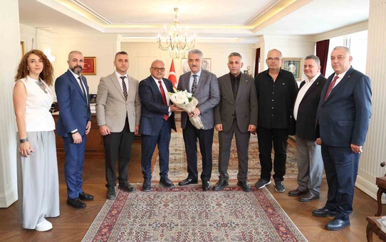 Düzce'de Ahilik Haftası'nda esnaf dayanışması için Vali Makas'a ziyaret