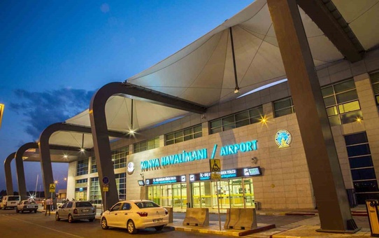 Konya Havalimanı ağustos ayında 115 bin 268 yolcuya hizmet verdi