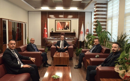 AOSB Başkanı Sütcü, Başsavcı Çelikkol'a hayırlı olsun ziyaretinde bulundu