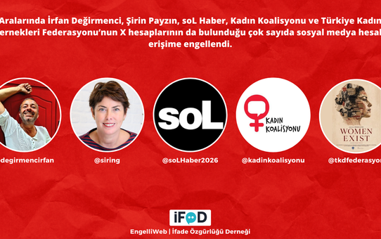 İfade Özgürlüğü Derneği duyurdu, gazeteci ve kadın derneklerinin X hesapları erişime engellendi