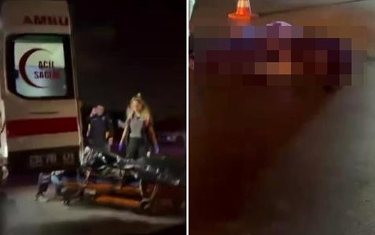 Esenyurt'ta yayalara çarpan otomobilde 1 kişi öldü, 1 kişi ağır yaralandı