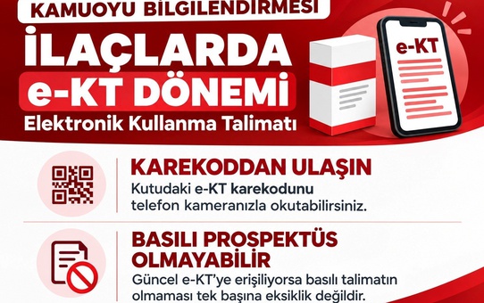 Prospektüs eksikliği e-KT uygulamasından kaynaklanıyor, ambalaj eksikliği değil