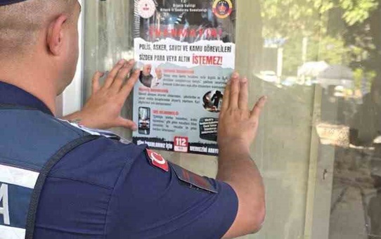 Bilecik Söğüt'te jandarma, Küre ve Çaltı köylerinde vatandaşları dolandırıcılığa karşı uyardı