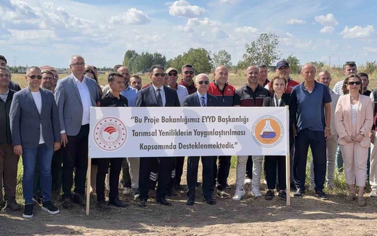 Kırklareli'nde meralar toprak altı damlama sulama ile daha verimli olacak