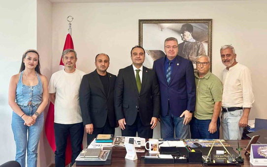 Menteşe Kaymakamı Budan'dan gazetecilere iade-i ziyaret
