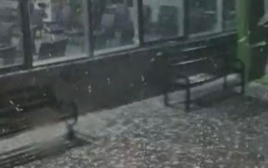 Yozgat’ta dolu yağışı etkili oldu