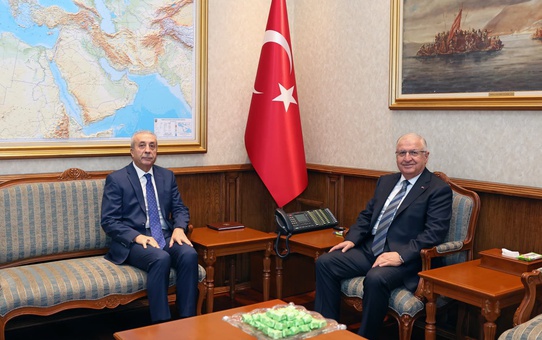 Bakan Güler, FAO Genel Direktör adayı Mehdi Eker'i makamında ağırladı