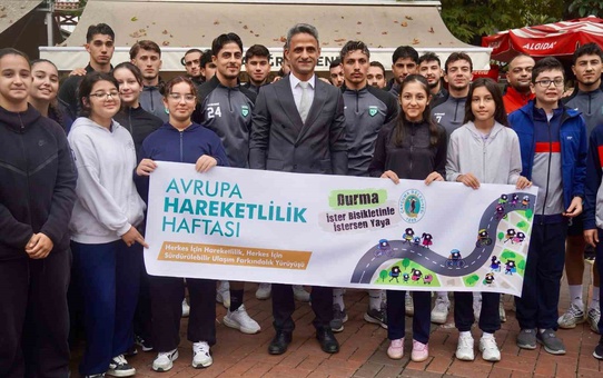 Çaycuma'da 'Durma, İster Bisikletinle İster Yaya' etkinliği düzenlendi