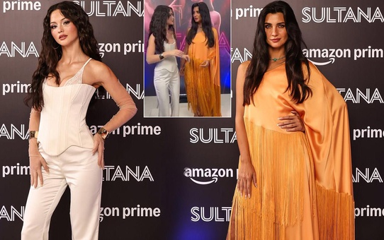 Gala gecesinde Derya Pınar Ak ve Tuba Büyüküstün arasında gerginlik