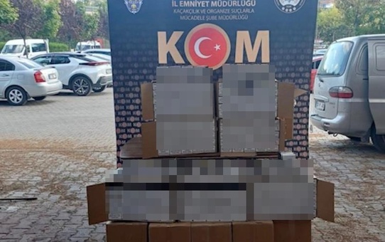 Kayseri’de sigara kaçakçılarına operasyon: 2 gözaltı