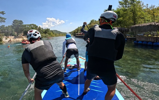 Köprülü Kanyon'da ilk Big SUP deneyimi