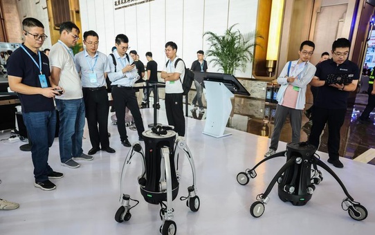 Hangzhou'da 9. Robotop Zirvesi açıldı, beş sergi alanı var