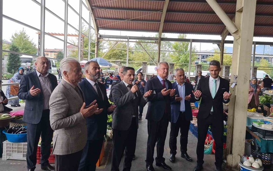 Çaycuma'da Ahilik Haftası'nda esnaf ziyaret edildi, hayırlı işler dilendi