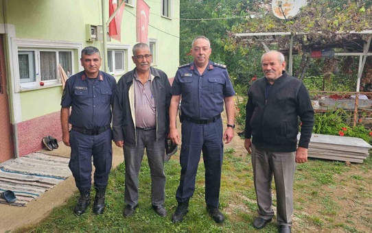 Bilecik Jandarma Komutanı Vanlı, Pazaryeri'nde Kıbrıs gazilerini ziyaret etti