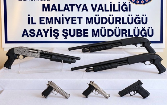 Malatya'da iş yeri kurşunlama olaylarına ilişkin operasyonda 5 şüpheli tutuklandı