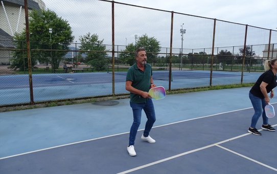 Samsun'da TEİAŞ personeli pickleball eğitimiyle tanıştı