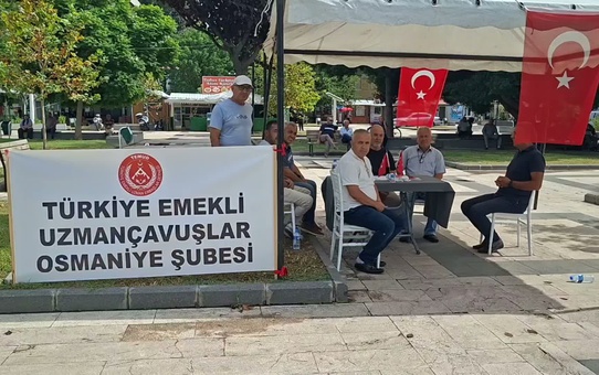 TEMUD Osmaniye İl Başkan Yardımcısı Barca, uzman çavuşlara özlük hakkı istedi