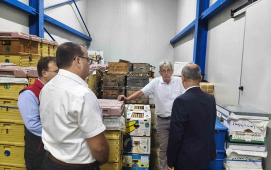 Balıkesir İl Tarım Müdürü Düzgün, Havran'da arı ürünlerinin depolanmasını inceledi