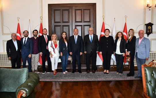 CHP Tekirdağ İl Başkanı Kaplan, Tekirdağ Valisi Soytürk ile Valilikte görüştü