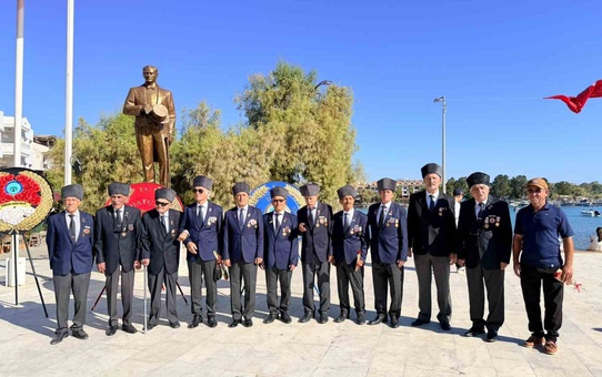 Datça’da gaziler için tören düzenlendi