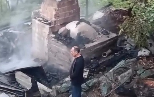 Kastamonu Taşköprü'de köy fırını yangını hasara yol açtı, can kaybı yok