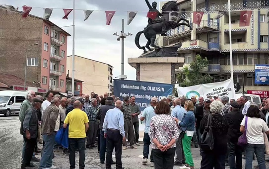 Malatya Hekimhan'da çevre platformları siyanürlü altın tesisine karşı önlem istedi