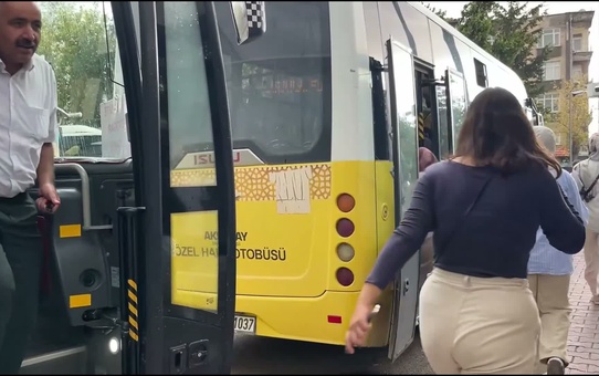 Aksaray'da halk otobüsü şoförleri, motorin 102 lira olunca 50 liralık bilet istedi
