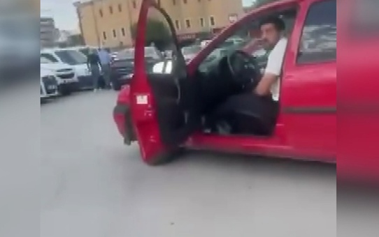 Ankara Pursaklar'da korna çalan sürücüyü tehdit eden Z.K. tutuklandı
