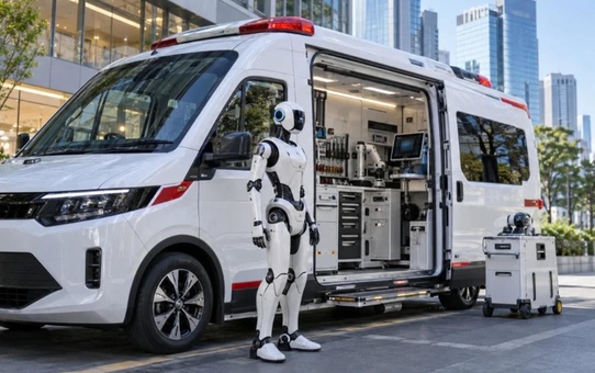 Japonya'dan dünyada bir ilk! Arızalanan robotlar için özel ambulans