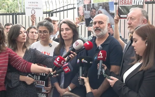 Hatimoğulları, Adalet Bakanlığı önünde 11 gündür eylem yapan aileleri ziyaret etti