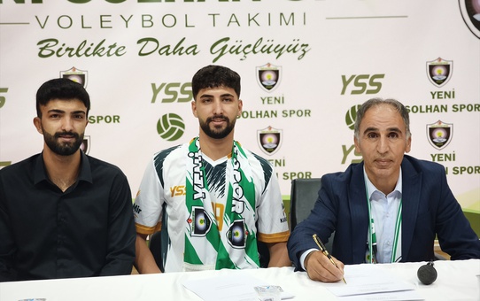 Bingöl Solhan'da Yeni Solhan Spor, Voleybol 2. Ligi öncesi imza töreni yaptı