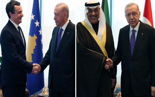 Cumhurbaşkanı Erdoğan'dan ABD'de diplomasi trafiği