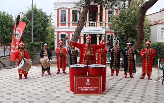 Yavuz Sultan Selim için bestelenen ilk mehter marşı Kırklareli'de seslendirildi