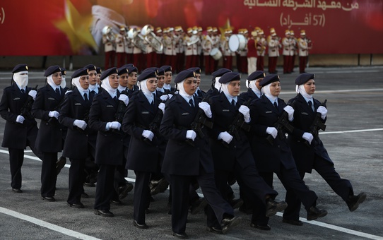 Suriye Kadın Polis Akademisi, 150 adayı mezun ederek ilk mezunlarını verdi