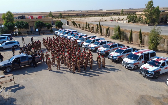 Suriye askeri polisi Haseke'de göreve başladı, birlikler konuşlanıyor