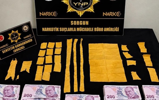 Yozgat Sorgun'da 4 şüphelinin yakalandığı uyuşturucu operasyonunda 1 kişi tutuklandı