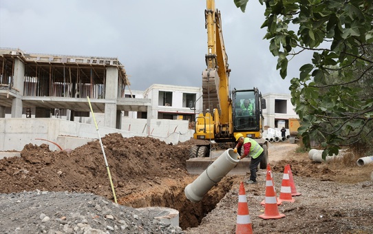 Bursa Mudanya'da iki mahalleye 1,6 km kanalizasyon, 1,7 km yağmur suyu hattı yapıldı